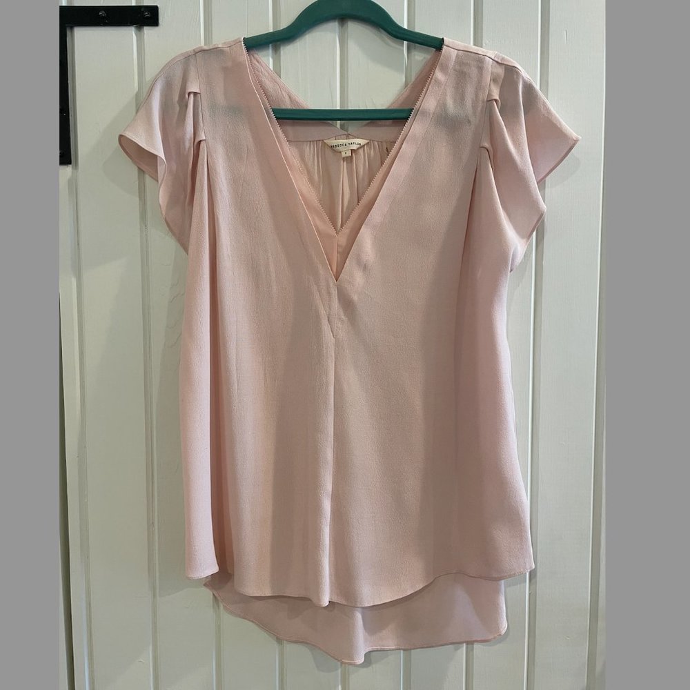 Rebecca Taylor Petal Pink Blouse